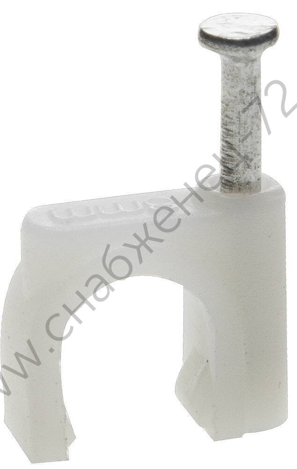 ЗУБР СД-К 7 мм, круглая скоба-держатель с оцинкованным гвоздем, 50 шт, Профессионал (45111-07)