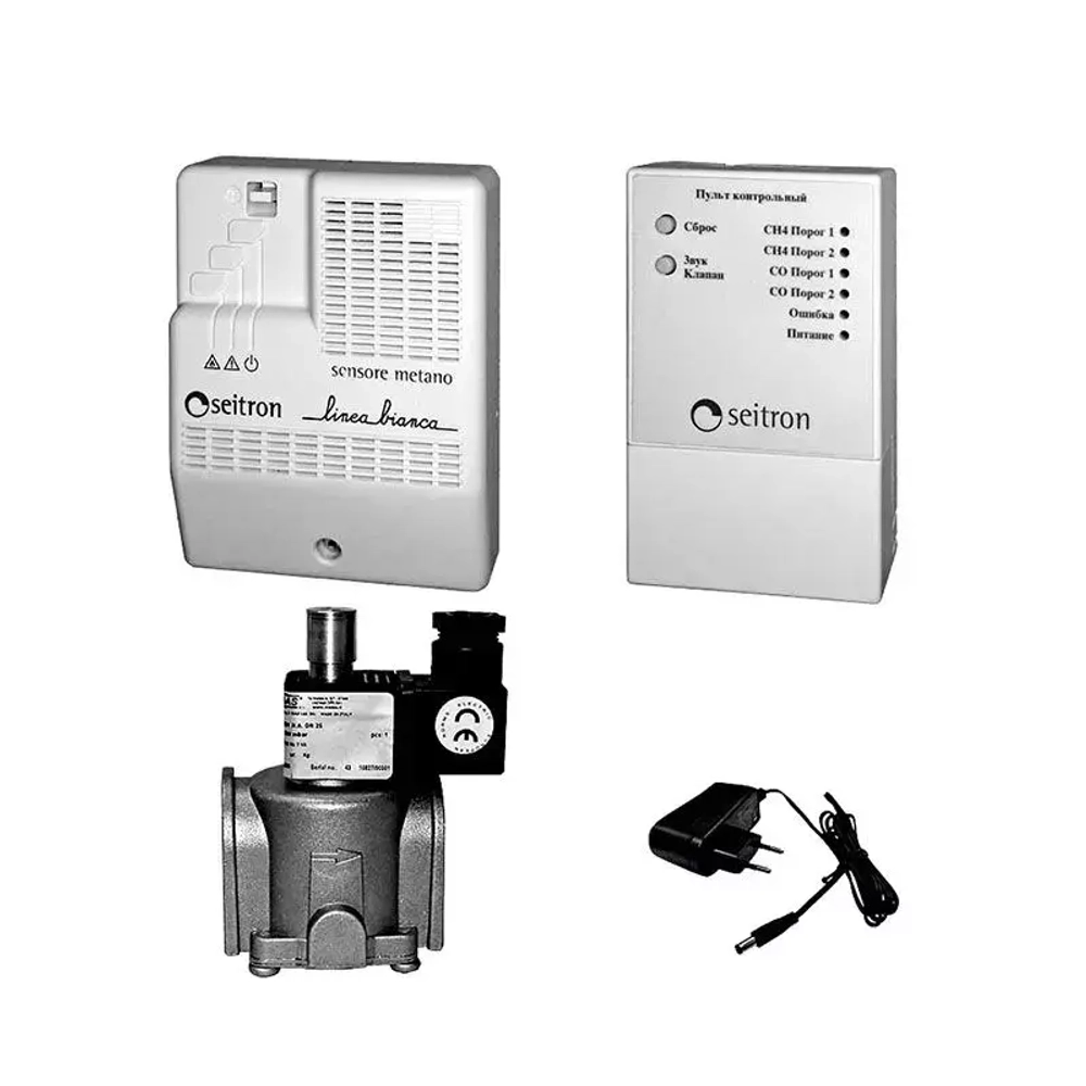 RGD-CH4 Seitron (Сейтрон) Linea Bianca сигнализатор метана (СН4) с клапаном стационарный