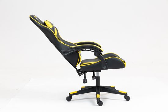 Кресло спортивное TopChairs Shadow черно-желтый