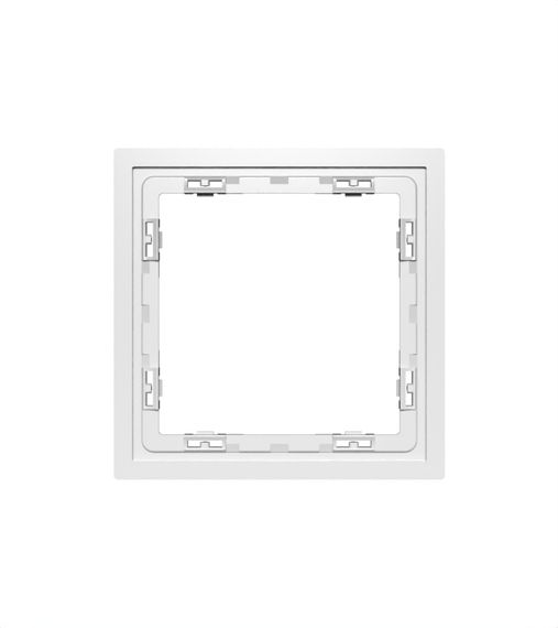 Рамка пластиковая Voltum S70 на 1 пост, (белый матовый) VLS100102