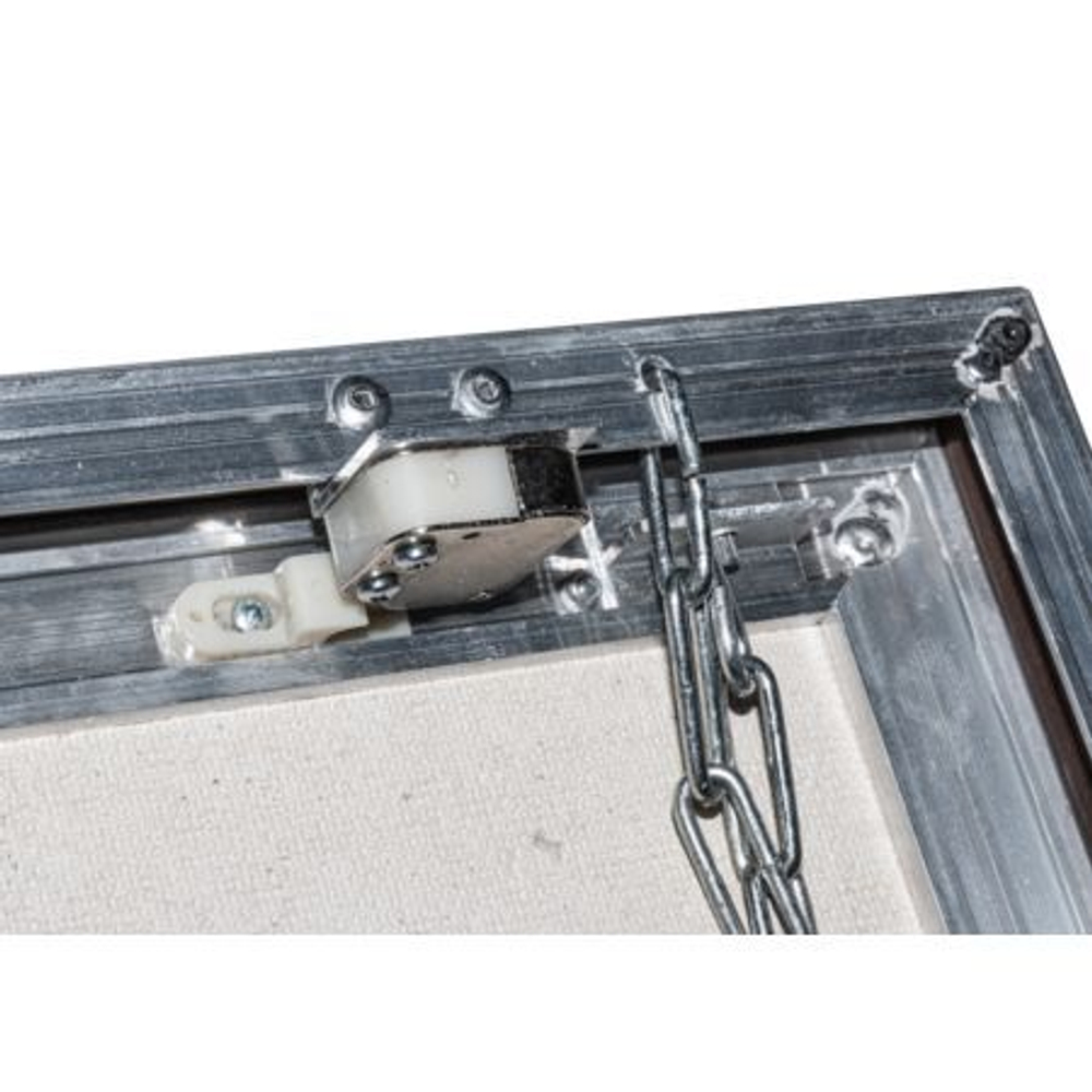 Люк ревизионный D Ceramo 300х500 скрыт.монтаж съемный алюминий EVECS