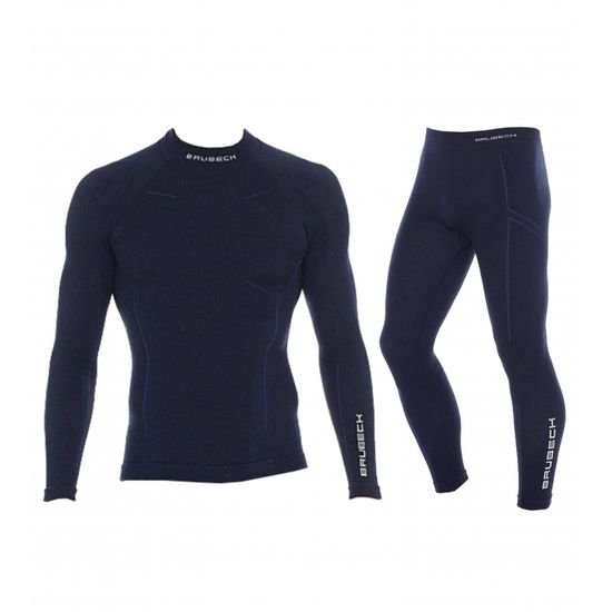 Футболка мужская BRUBECK  Wool Merino 78% LS10510/LS11920