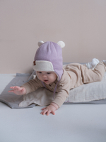 Шапка зимняя вязаная (Вереск) ТЕДДИ