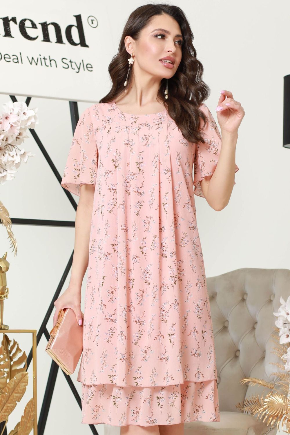 Платье Волшебный флёр, лайт DStrend (Акция)