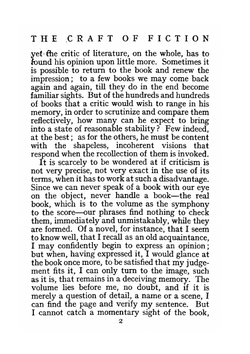 The Craft of Fiction | Percy Lubbock