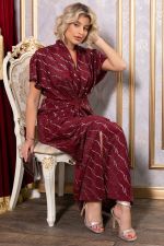 Платье Исландия (бордовое) П14814-30М LT Collection