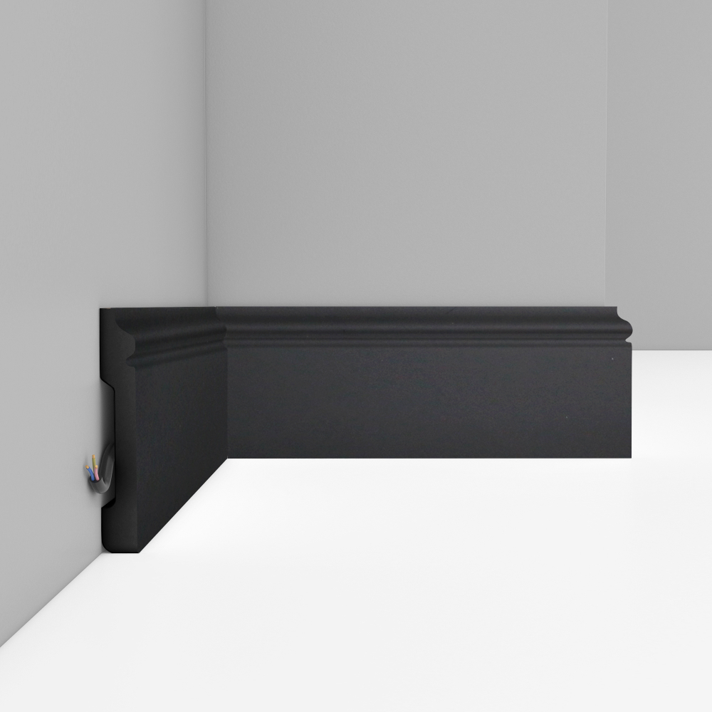 Плинтус напольный Decomaster D005-112 79х13х2400мм