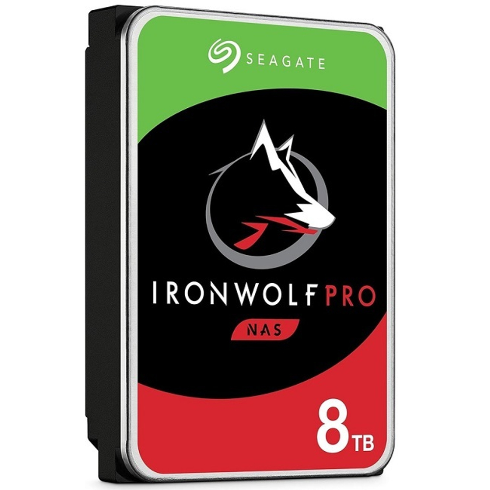 Жесткий диск HDD 8Tb Seagate, SATA-III, 256Mb, 7200rpm, IronWolf Pro (ST8000NT001)