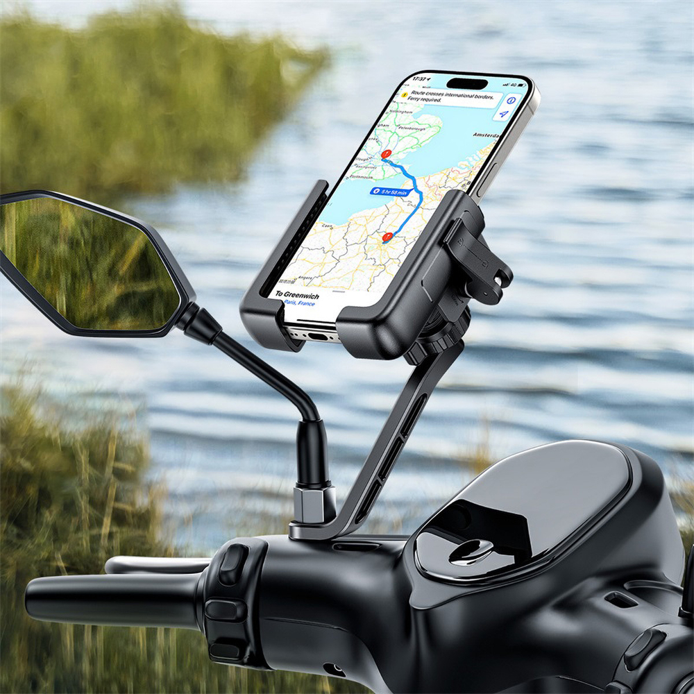 Мото Держатель Baseus GoTrip Series Bike Phone Mount Rearview Mirror Version