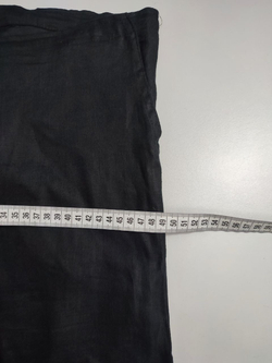 Капри черные из льна 44 размер, новые