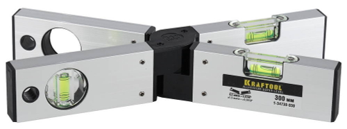 KRAFTOOL MASS LEVEL, 300 мм, поверхностный раскладной уровень, Pro (1-34730-030)