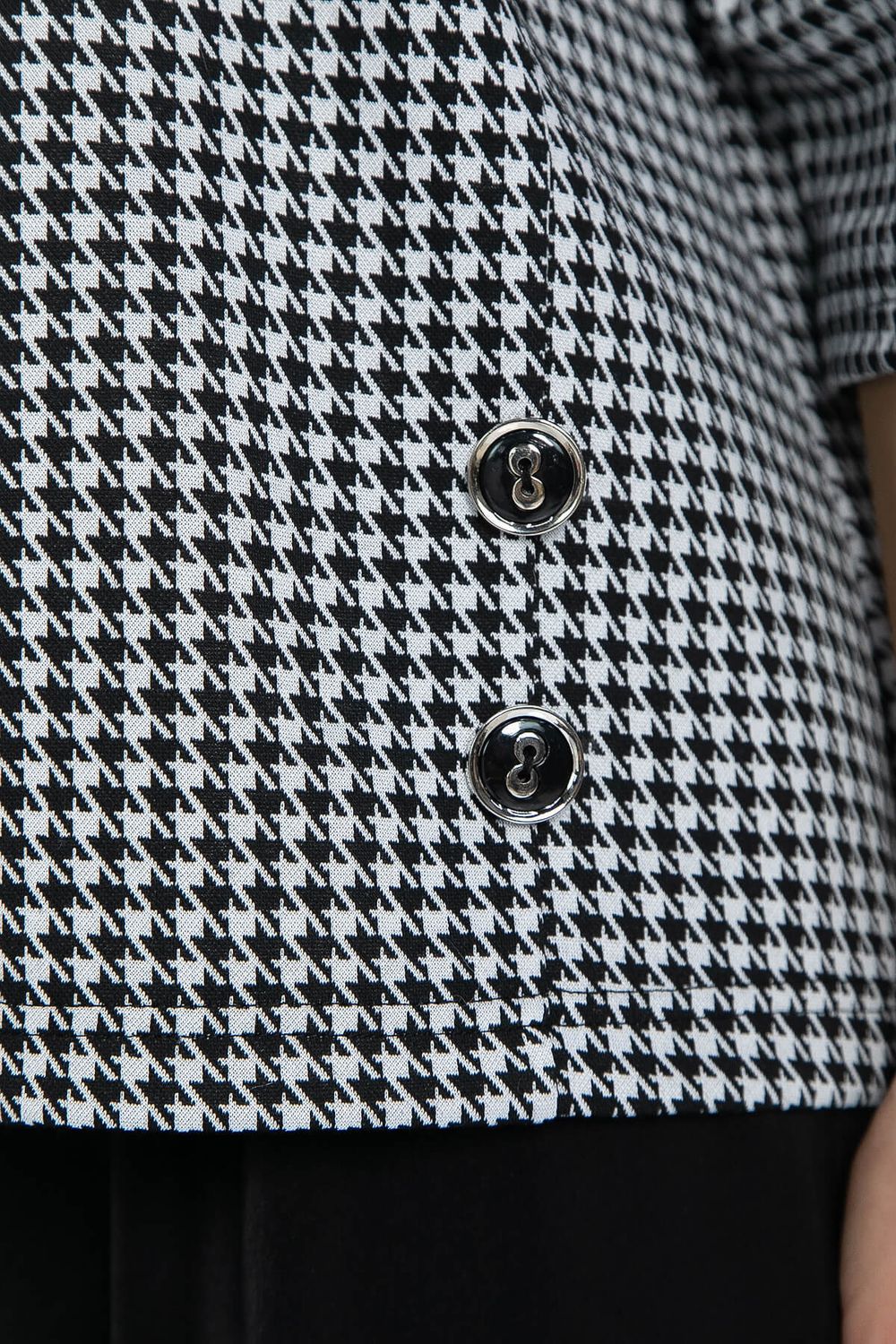 Джемпер Эдельвейс (черно-белый) Б11485 LT Collection