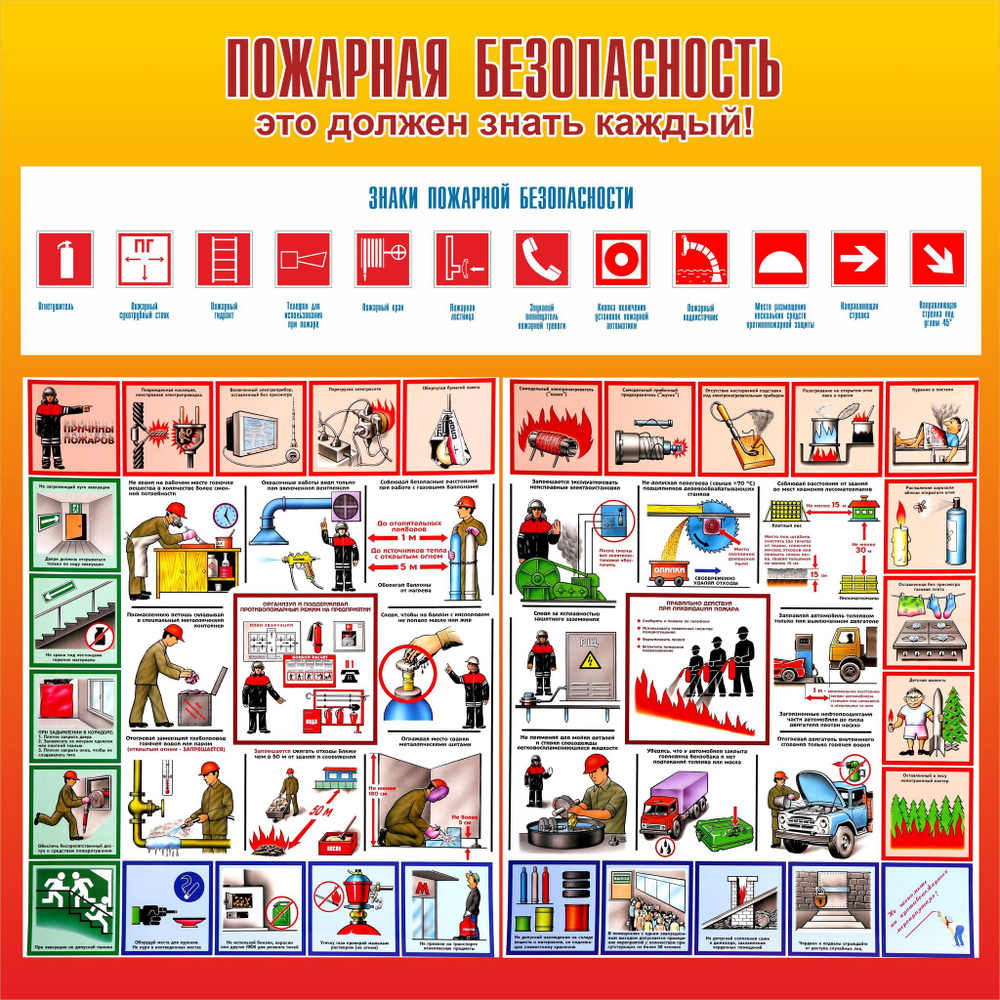 Стенд "Пожарная безопасность"