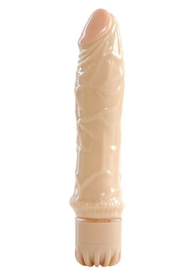 Реалистичный вибратор Vibe Anger - 20,5 см. (Цвет: телесный)