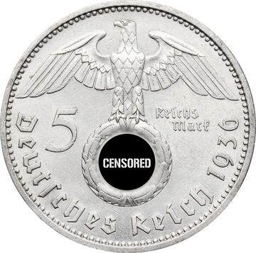 5 рейхсмарок 1936 Германия (Третий рейх) "A"