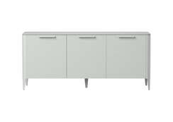 Тумба Type oak 3 двери ширина 160 см (светло-серый)