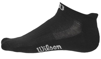 Теннисные носки Wilson No Show Sock 3P - черный