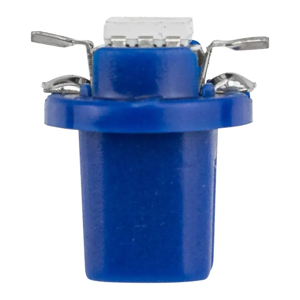 Лампочка светодиодная T8.5-5050-1SMD 12v синяя KING T8.5-5050-1SMD B