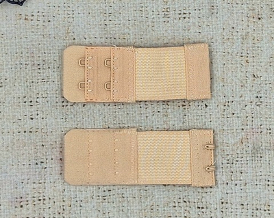 Застежка-удлинитель для бюстгалтера, р. 10,7*3см/8мм, бежевый