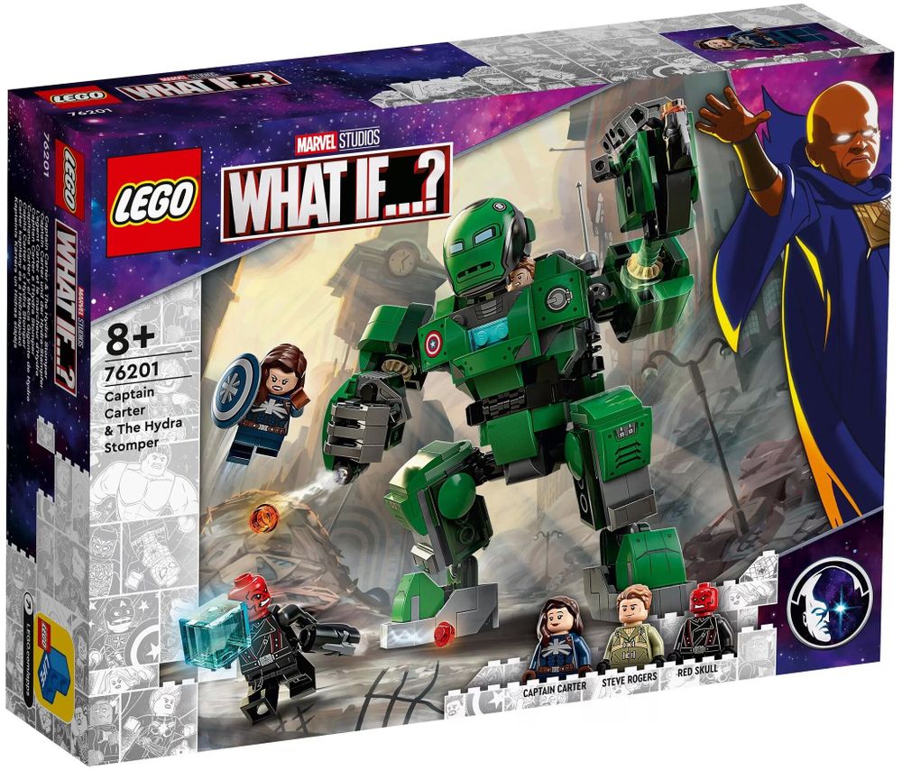 Конструктор LEGO Marvel Super Heroes 76201 Капитан Картер и штурмовик Гидры