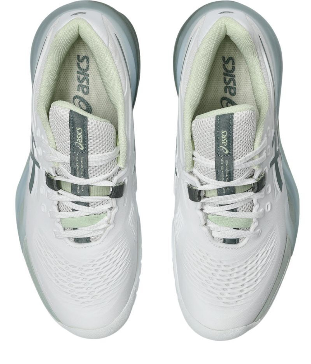 Женские теннисные кроссовки Asics Gel-Resolution X - white/monument blue