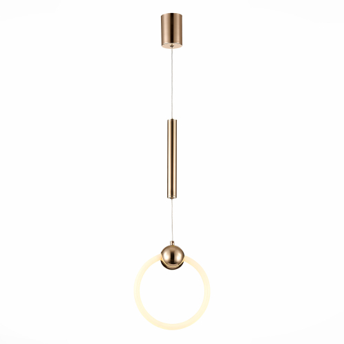 SL1578.203.01 Подвес ST-Luce Золотистый/Золотистый, Белый LED 1*15W 3000K GIERA