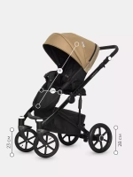 Коляска  OZON (2 в 1) (RIKO BASIC) 03 бежевый