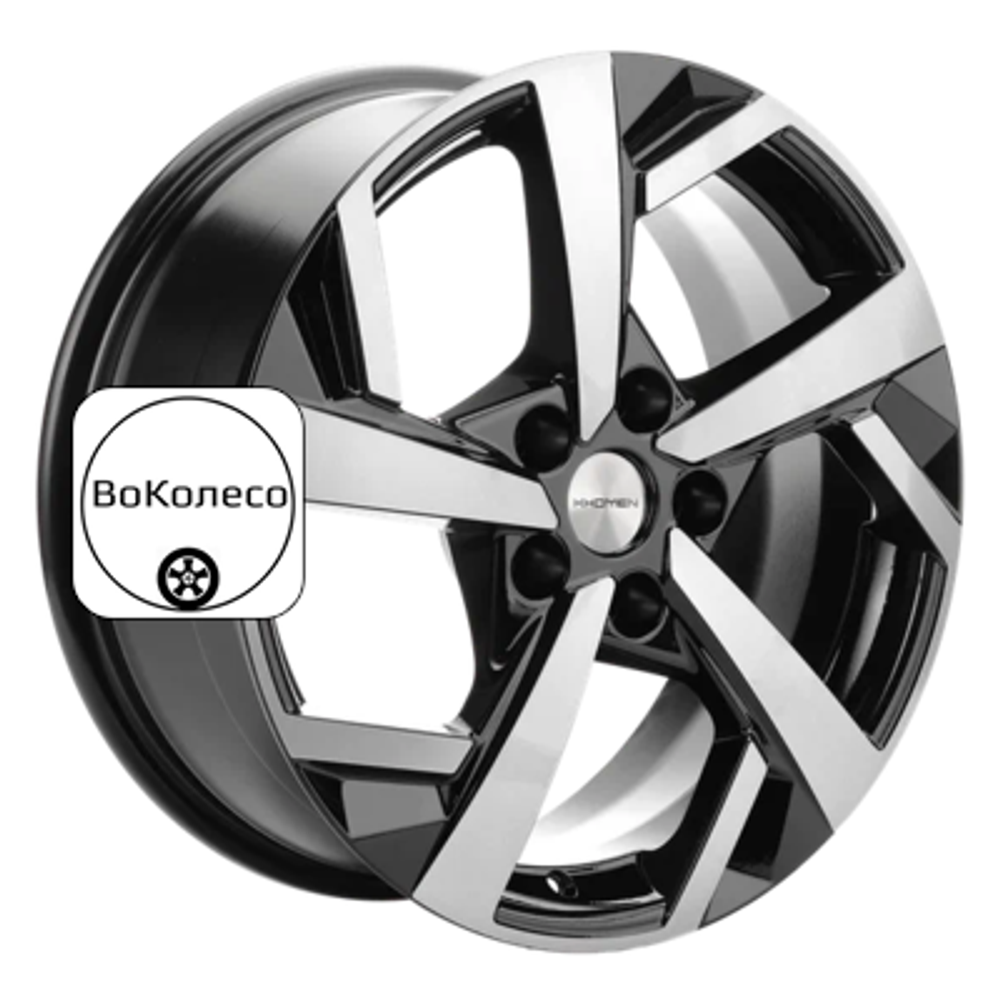 7x17/5x108 ET40 D54,1 KHW1712 (Jac/Москвич 3) Black-FP Khomen Wheels