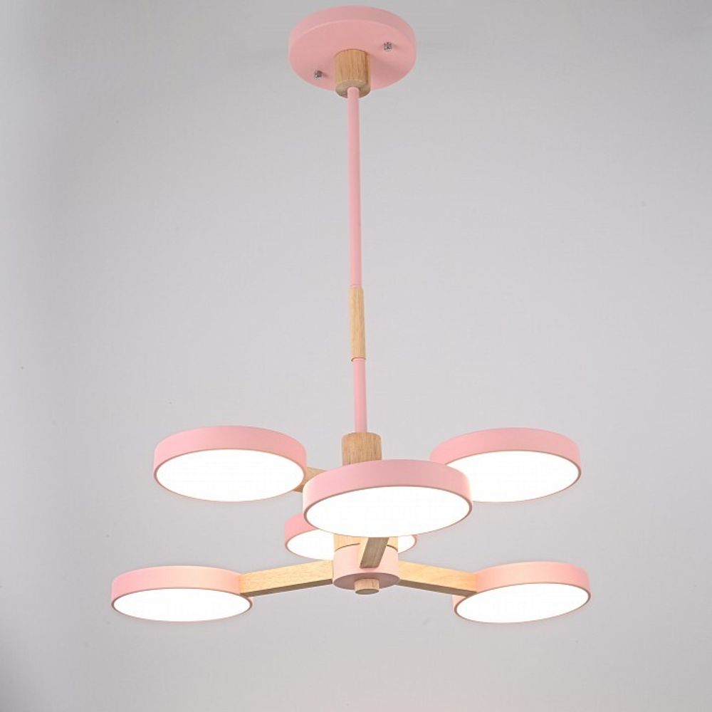 Люстра на штанге Imperiumloft TURNA Pink TURNA-DBL01