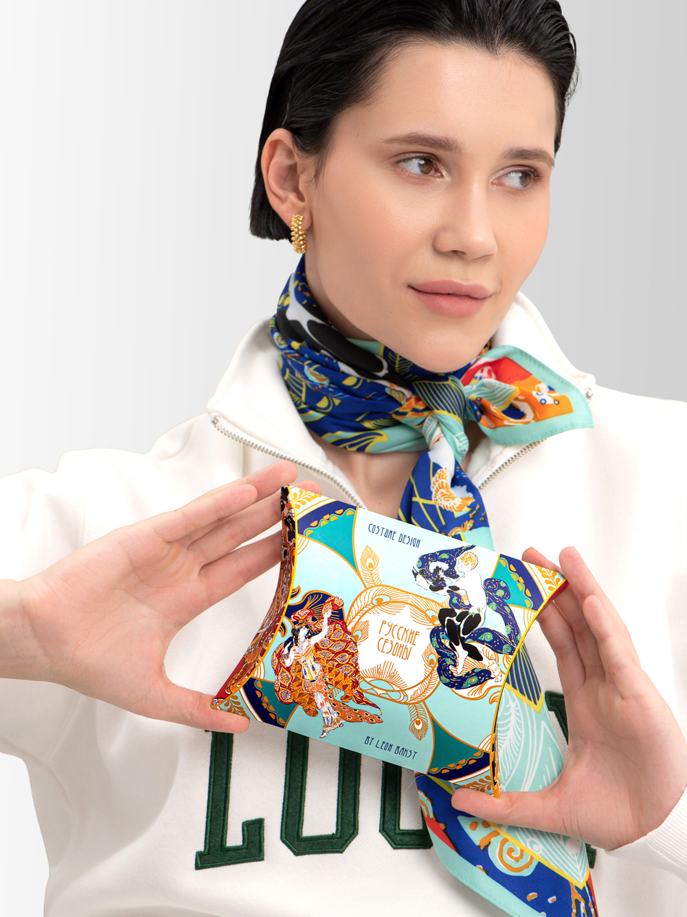 Платок «Русские сезоны. Леон Бакст»
