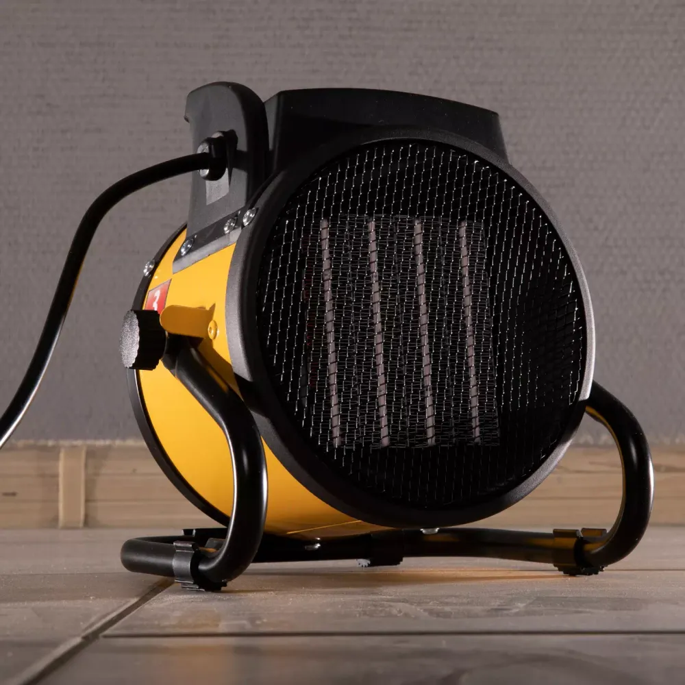 Тепловая пушка, керамический нагреватель (тепловентилятор) DHC 2-100, 230 В, 0.025/1/2 кВт Denzel, 96429