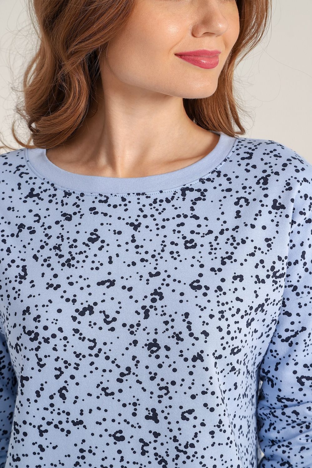 Ночная сорочка Россыпь-1 Виотекс ГОЛУБОЙ