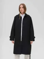 Плащ FOS Средней длины Женский Черный