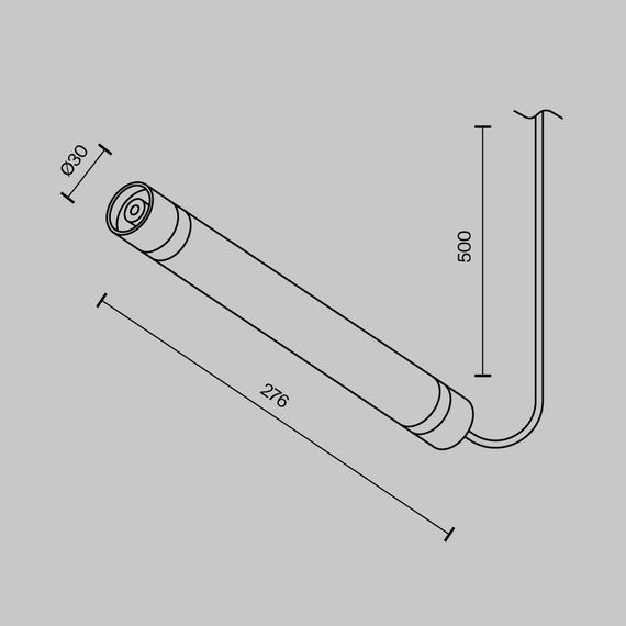 Аксессуар Maytoni Technical CA011-L300-100W-B