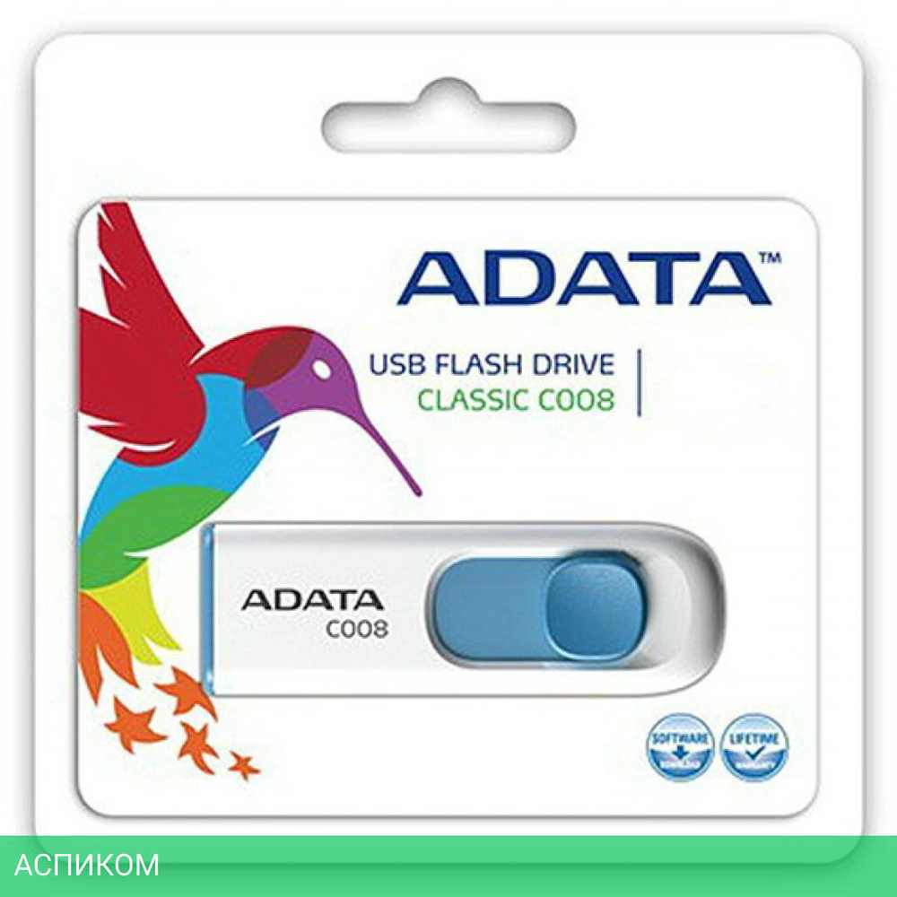 USB Flash-накопитель A-Data AC008-32G-RWE 32GB