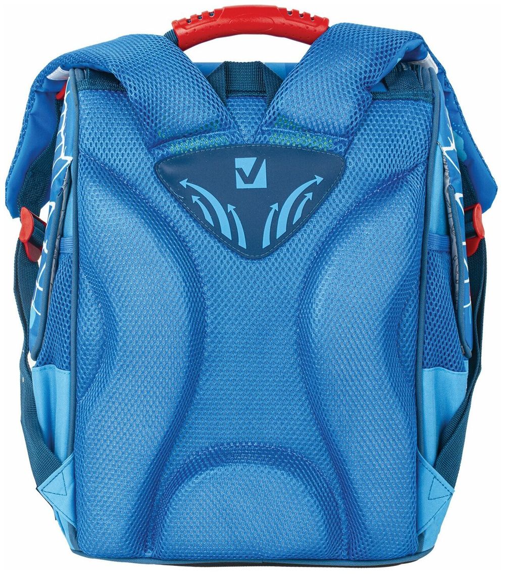 Ранец BRAUBERG STYLE c эргономичной спинкой, "Goal", 35х28х18 см, 229927