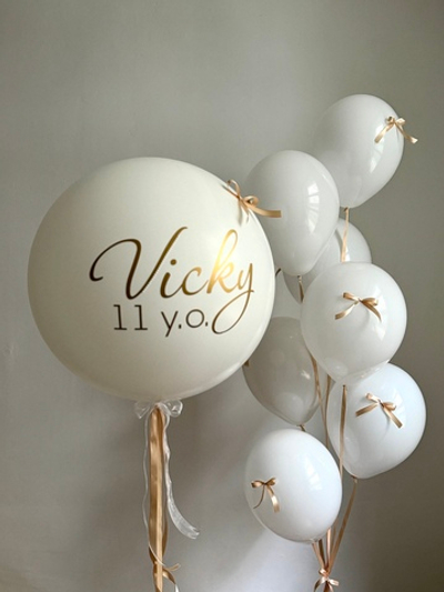 Набор для Девочки 74 белый с золотой надписью