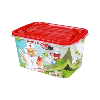 Контейнер прямоугольный Доктор+ 7л. (комплект 16 шт)