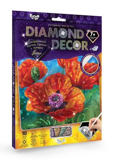 Набор для создания мозаики серии «DIAMOND DECOR» планшетка без рамки, НАБОР 4