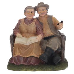 GAEM Фигурка декоративная "Бабушка с дедушкой", L16 W12 H17 см, 2в.