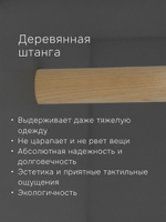 Шкаф для одежды, 120х55х175, Марм, распашной, в прихожую, со штангой и полкой, графит серый, Dipriz