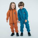 Комбинезон с карманами "Синий камень" утепленный