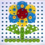 Конструктор с шуруповертом РАЗВИВАЮЩИЙ 247 деталей, BRAUBERG KIDS, 665204