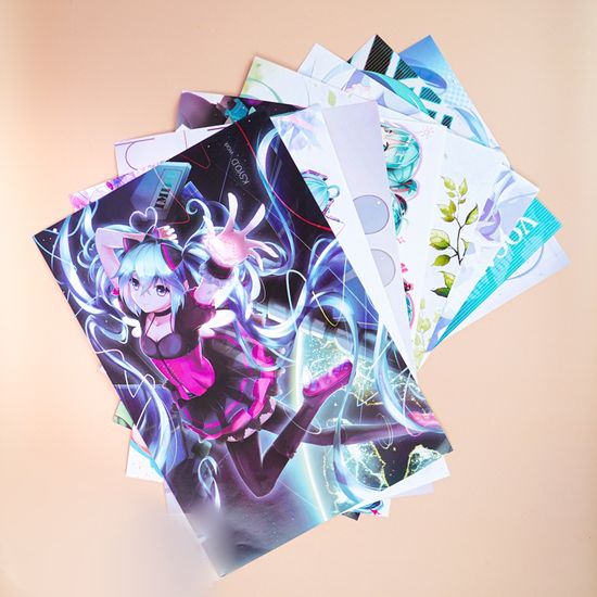 Набор постеров "Hatsune Miku" 8 шт, 42х29см