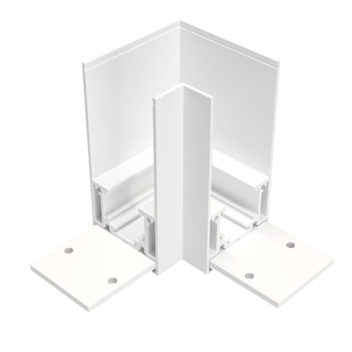 Угловой коннектор  для  магнитного шинопровода Maytoni Technical TRA004CL-21W белый