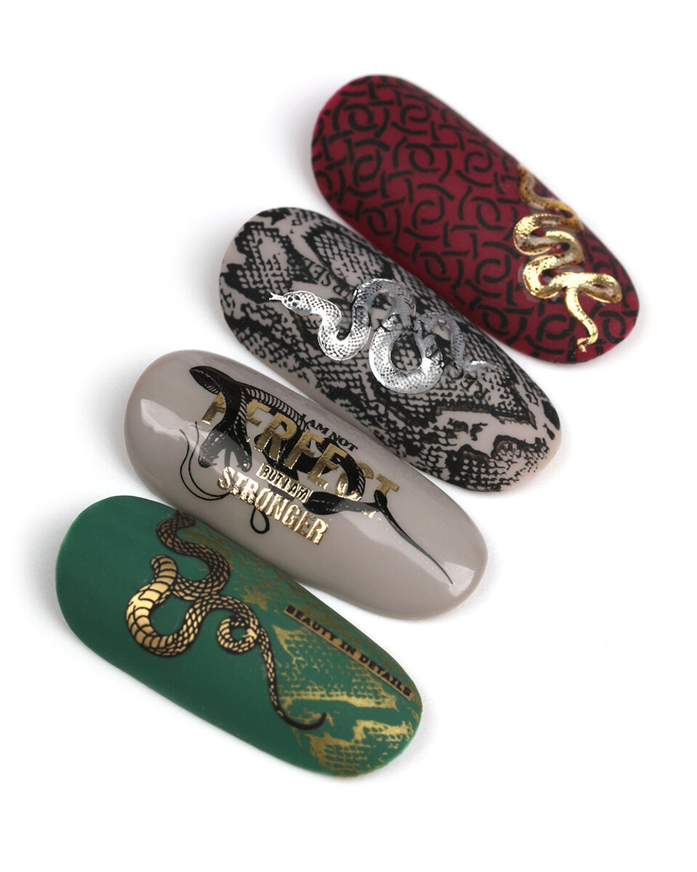 Charmicon 3D Silicone Stickers №259 Змеи