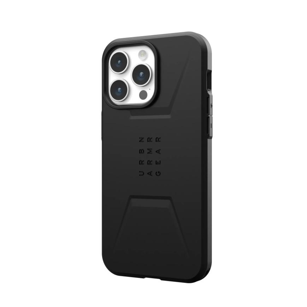 Защитный чехол MagSafe UAG Civilian для iPhone 15 Pro Max Гибридный чехол с высоким уровнем защиты при падении
