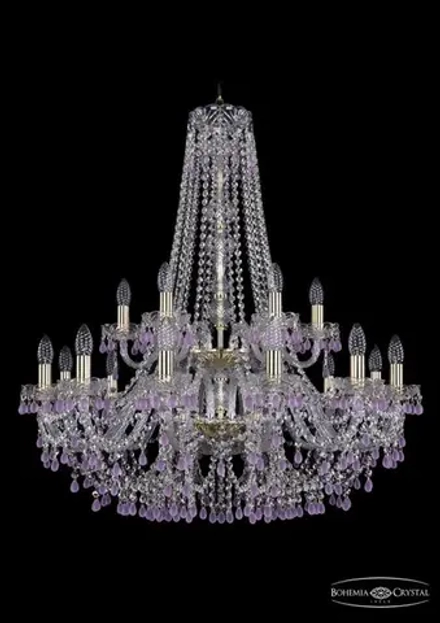 Подвесная люстра Bohemia Ivele 1410/12+6/300/h-95/2d/G/V7010