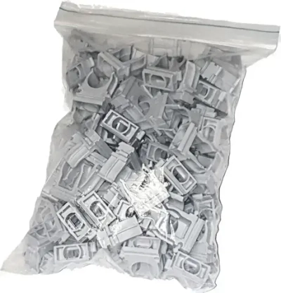 Клипса D16 для крепления гофрированной трубы 100 шт