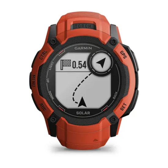 Смарт-часы Garmin Instinct 2X Solar, Flame Red 010-02805-01